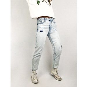Topshop Moto Hayden Distressed Boyfriend Jeans | Size 26